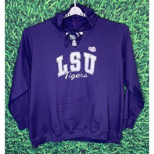 NWT LSU Tigers Long Sleeve Hoodie Sweatshirt Women’s Purple Plus Size 3X